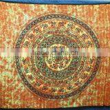 HIPPIE GYPSY TIE DYE INDIAN MANDALA PATTERN VINTAGE HIPPIE WALL DECORATIVE THROW thumbnail-3