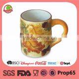 Custom Ceramic Harvest Fruit Emboss Mug thumbnail-1