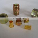 Seven Pieces Fittings: Nuts, Sleeve, Fittings and Core.