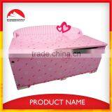 2014 Popular Cute heart-shaped Wooden Storage Drawers for Girl