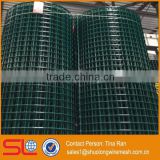 Hebei Shuolong supply 0.9mx30m 1"x1" square galvanized wire mesh with green pvc coating
