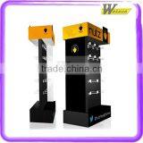 Manufacture Logo Printing Corrugated Cardboard Roating Hook Display for Top Hat