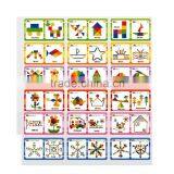 Frobel Gift Gabe 7 Preschool Wooden Pattern Toys Early Learning Toys for Kids thumbnail-3