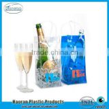 Best selling color clear PVC Plastic wine bottle bag for promotion
