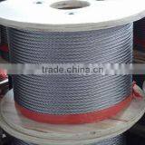 Steel Wire Rope With 6*19+IWRC, Round Strand Wire Rope