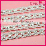 Fashion Design Bling Bling Crystal Cup Rhinestone Chain Head Jewelry WRC-229 thumbnail-1