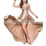 Latest Plus Size Wedding Gowns Sexy Cleavage Quinceanera Dresses Ball Gown Purple Blue Exotic Prom Dresses thumbnail-3