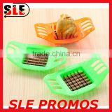 Custom Factory Promotional Kitchen Tools Plastic Vegetable Potato Slicer,High Quality Wholesale Easy Hand Grip French Fry Cutter