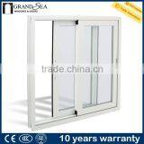 Powder Coating White Interior 3 Tracks Aluminum Sliding Window thumbnail-6