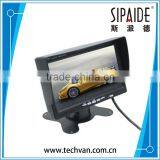 SPD68 7 Inch TFT Color LCD Parking Car Rearview Headrest Monitor For Camera DVD VCR VCD, 2 Video Input