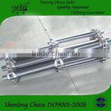 Agricultural Feeder House Chain A557 With Chorme Pin and Every 4 Links Fitting One Black U-Slat thumbnail-2