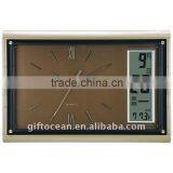 Analog & Digital Dual Function Wall Clock With Calendar