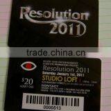 Plastic Business Card With Barcode Selling to India