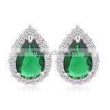 Pear Shape Fashion Studs Small Size Cute AAA Cubic Zircon Stud Earring for Women and Girls Jewelry Cute Gifts thumbnail-1