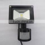 10W Quality White MOTION SENSOR Led Flood Light Factory Price