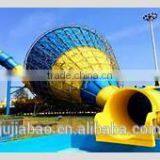 Children's Amusement Park Fiberglass Trumpet-Shaped Water Slide thumbnail-1