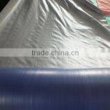 Plastic Mesh Fabric Tarp PP Sliver/blue Triangle Plastic Rope Waterproof Anti-aging Antioxidant Factory Directly Best Sell thumbnail-2