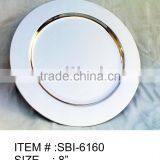 Hot Silver Wedding Charger Plate thumbnail-1