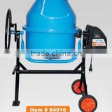 Small electric motor concrete mixer with loading capactiy 100L