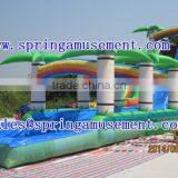 Inflatable Water Slide for Adult and Kids , Inflatable Hotselling Tree Water Slide With Pool SP-PS003