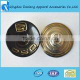 Fancy Black Shank Button for Jeans