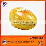 Jewellery Use Egg Shape Tin Box