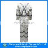 Mens White 3m Reflective Safety Mechanic Work Winter Coverall thumbnail-2