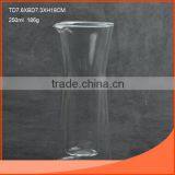 250ml Double Wall Glass Cup With High Quality Supplier's Choice thumbnail-1