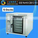 Commercial bakery equipment high efficiency 5 trays convection automatic hamburger flat bread making machine                        
                                                Quality Choice