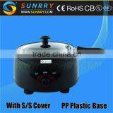 Electric Chocolate Melting Pot With PP Plastic Base Chocolate Coating Pan (SUNRRY SY-CL1B)