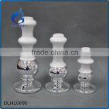 Handmade Electroplating Home Decoration Ceramic Candle Holder thumbnail-2