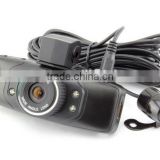 1.5 Inch 120 Degree Wide Angle HD 720P Dual Lens AV-IN Reversing Camera Car Security Camera Systems