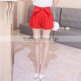 Lady and Woman Vogue Casual Bowknot Short Pants and Trousers thumbnail-1