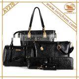 2015 China Wholesale 6pcs Leather Handbag Sexy Woman Fashion Handbag Quality Choice thumbnail-1