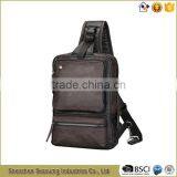 High Quality PU Leather Men Crossbody Sling Bag thumbnail-1
