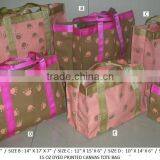 Printed Canvas Tote Bag thumbnail-1