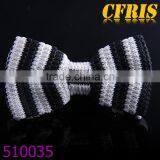 Wholesale Various Designs Cotton Cheap Plain Color Knitted Bow Tie for Men