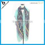 Classic Paisley Printed Scarf for Women thumbnail-1