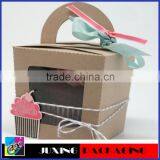 Clear Pvc Window Cupcake Packaging Box thumbnail-3