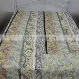 Polyester Microfiber Fake Patchwork Printed Quilt Quilt Set Bouti Custom Bedding Set thumbnail-1