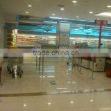 Dual Mechanical Gate for Supermarket Entrance