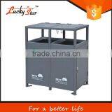 2015 New Design 120 Liter Outdoor Street Stainless Steel Dustbin