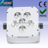 Hot 6*18w Remote Control Wireless Dmx Battery Powered Led Flat Par Light