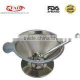 3% Discount New Design Coffee Filter Stainless Steel Pour Over Coffee Dripper