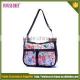Fashion Nylon Bags Oversized Tote Bag Colorful Flower Handbags thumbnail-3