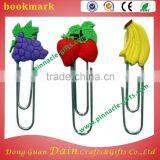 pp plastic fruit shaped double clip folder