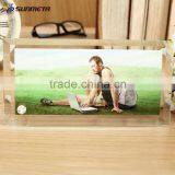 Wholesale Sunmeta Wedding Decoration Blank Sublimation Glass Frame (BL-08)