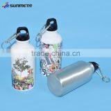 Sublimation Wholesale Aluminum Water Bottle 400ML White/Sliver (LH-12) thumbnail-5