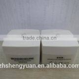 white acrylics cream square acrylic cosmetic jar