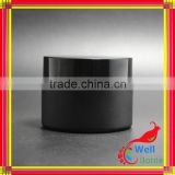 frosted black glass jar with 100g glass jar body cream